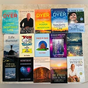 HUGE LOT: 15 Brand New Books! Wayne Dyer, Motivational And Inspirational